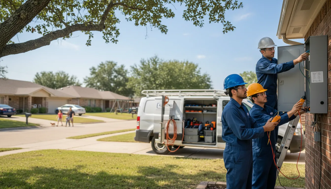 Certified electrician providing emergency electrical services in Baxter Springs, KS